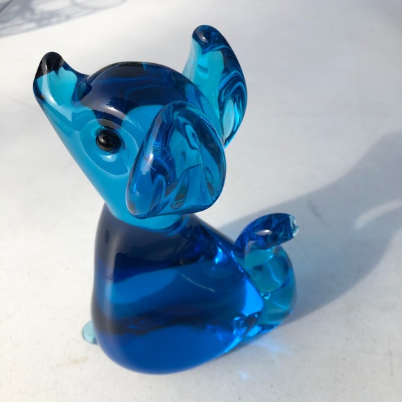 Other Vintage Glass Dog Poshmark